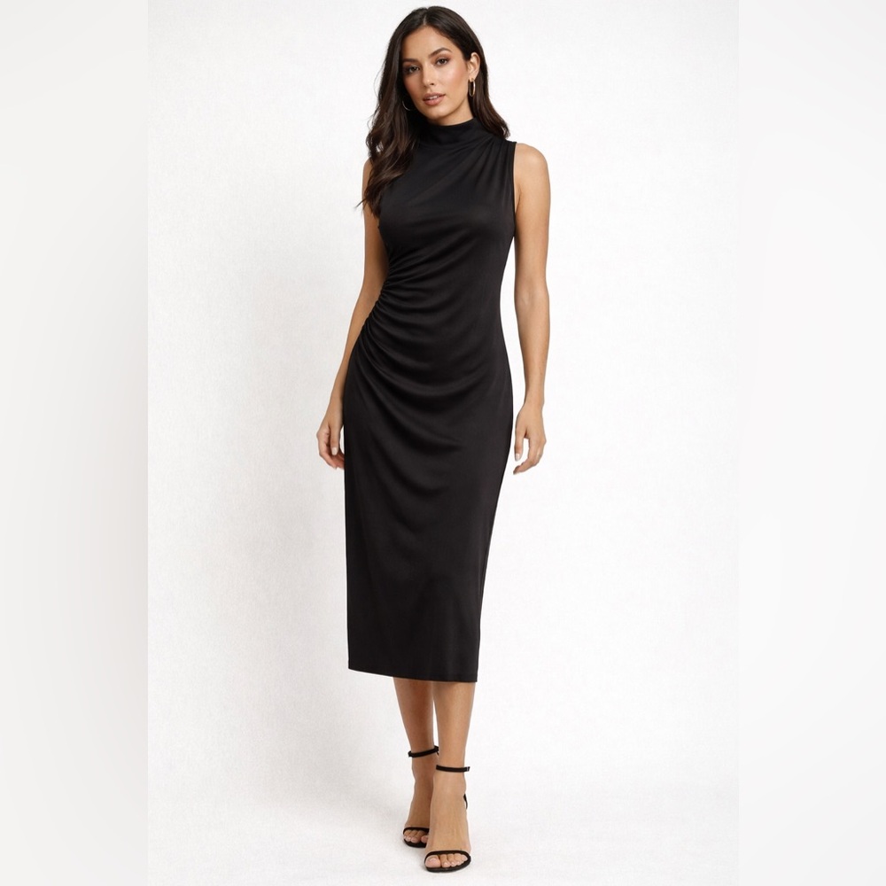 Zara One Shoulder Black Dress Hottie🖤